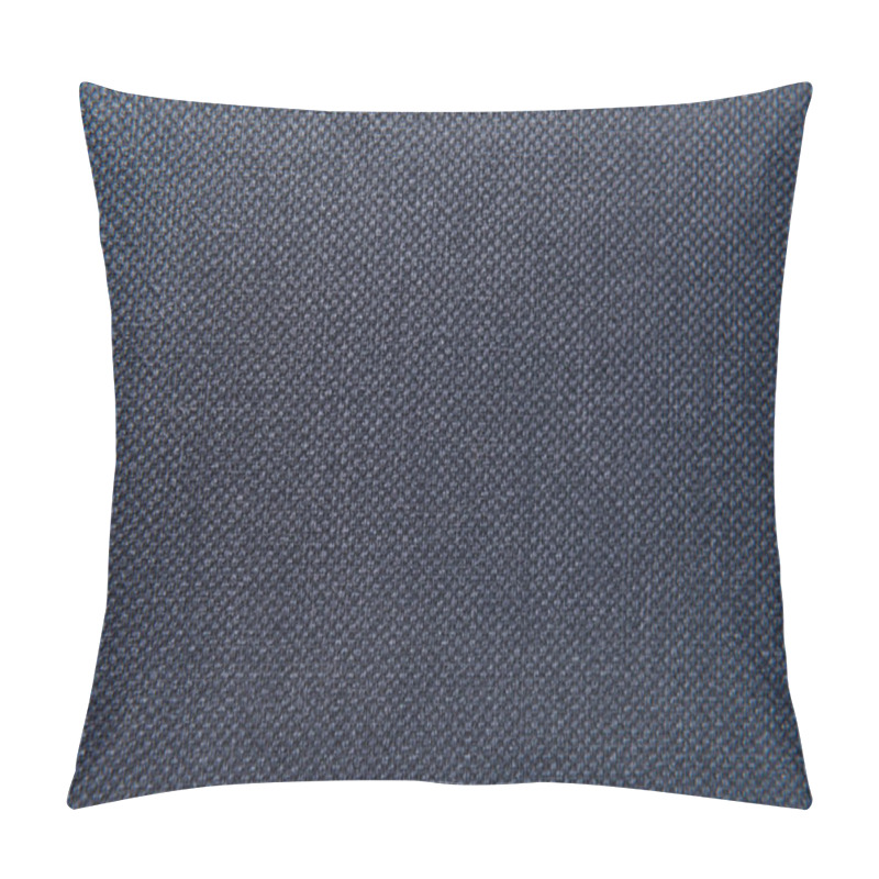Personality  background of dark blue, textured surface, with sackcloth imitation, top view pillow covers