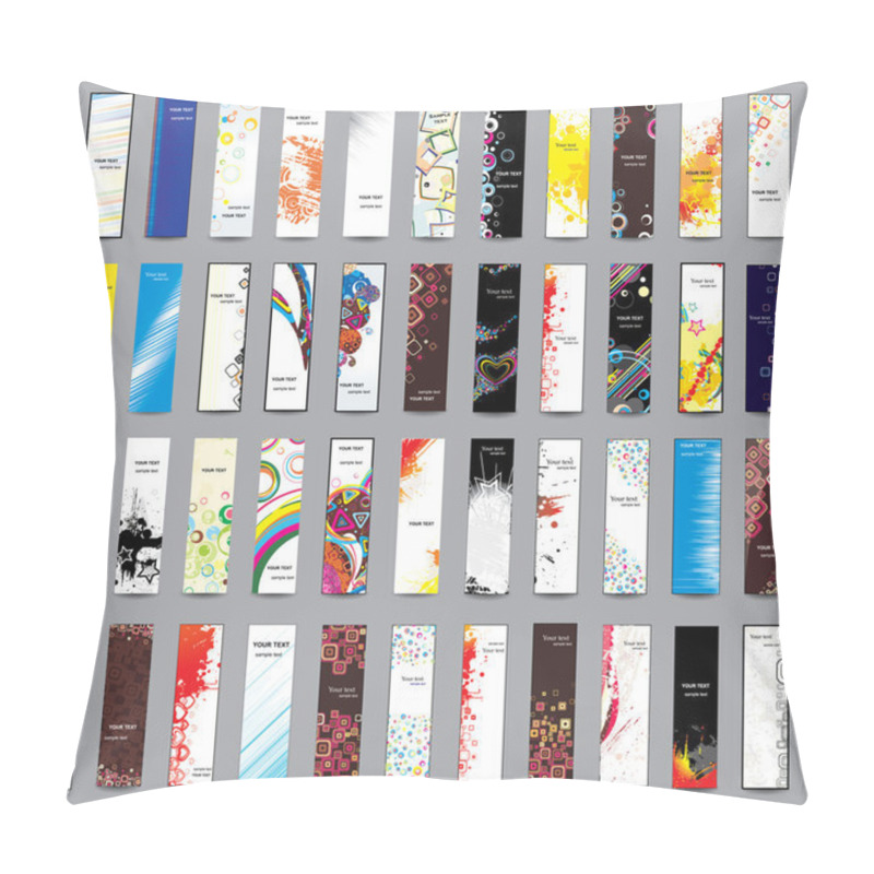 Personality  Collection Vertical banners pillow covers