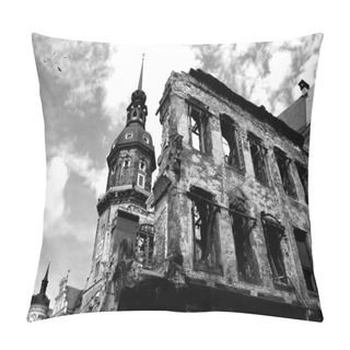Personality  Ruins Of Dresden. Pillow Covers