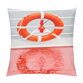 Personality  Life Buoy On Sea Cruise Liner Pillow Covers