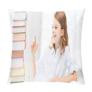 Personality  Student Girl Studying At School Pillow Covers