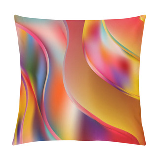Personality  Orange Colorfulness Yellow Background Pillow Covers