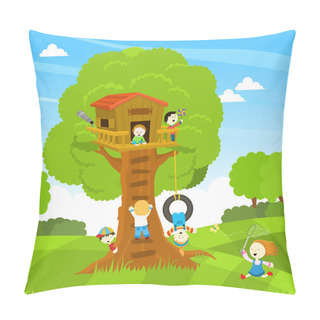 Personality  Tree House Pillow Covers