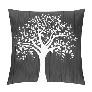 Personality  White Tree Pillow Covers