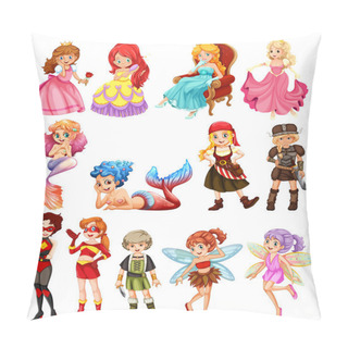 Personality  Female Heros Pillow Covers