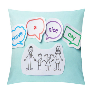 Personality  Have A Nice Day Pillow Covers