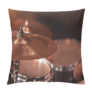 Personality  Drums Set On Stage Pillow Covers