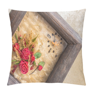 Personality  Flowers In Picture Frames Pillow Covers