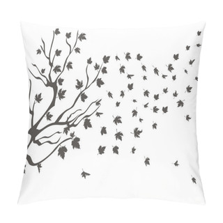 Personality  Maples Falling Background Pillow Covers
