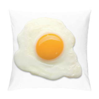 Personality  Fried Egg On A White Pillow Covers