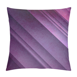 Personality  Abstract Purple And Pink Diagonal Stripes Or Angled Line Design Elements Pillow Covers