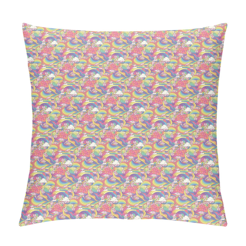Custom  Colorful Unicorn Cartoon pillow covers