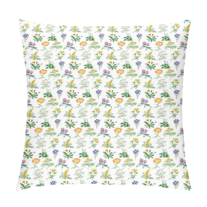Personalise  Organic Herbs Sketch pillow covers
