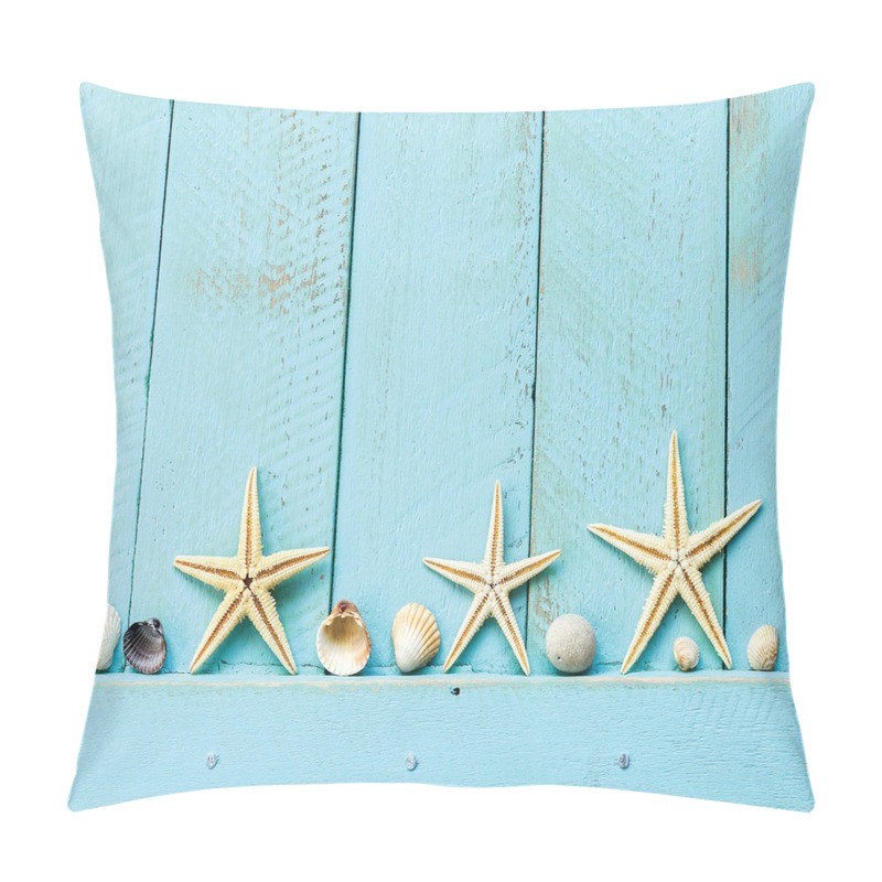 Personalise  Nautical Stars Shell pillow covers