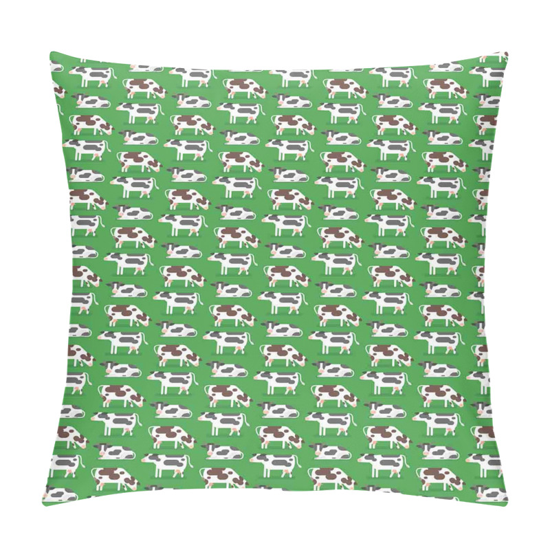 Customizable  Graphic Sitting Cows pillow covers