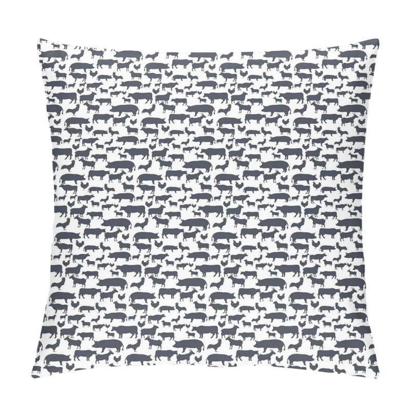Personalise  Silhouette Farm Animals pillow covers