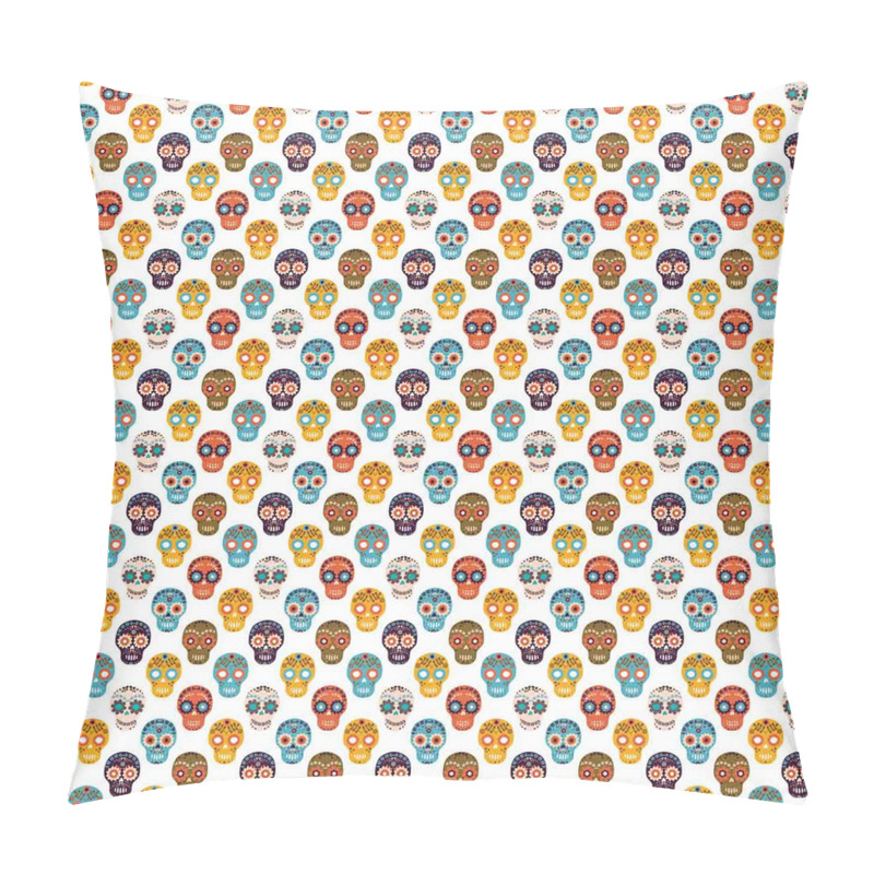 Customizable  Floral Calavera pillow covers