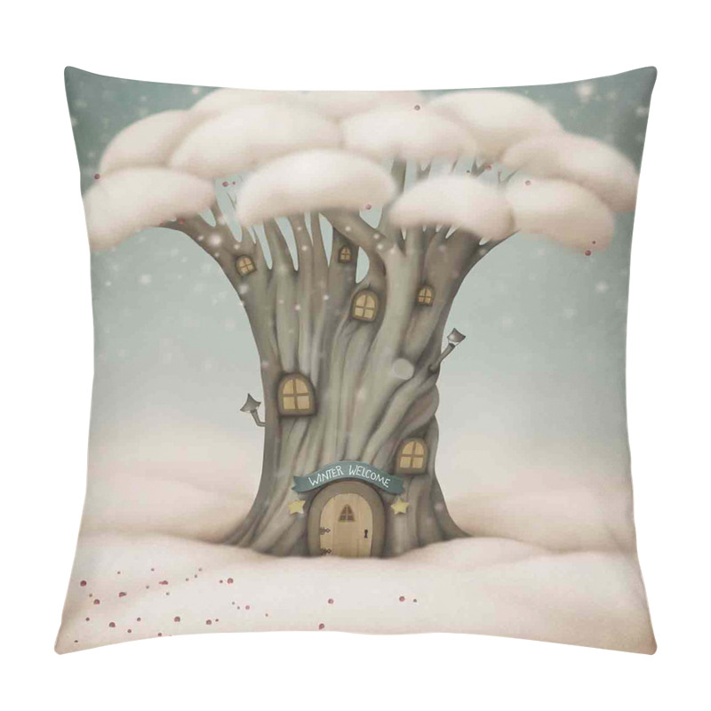 Customizable  Tree in the Sky Fantasy pillow covers