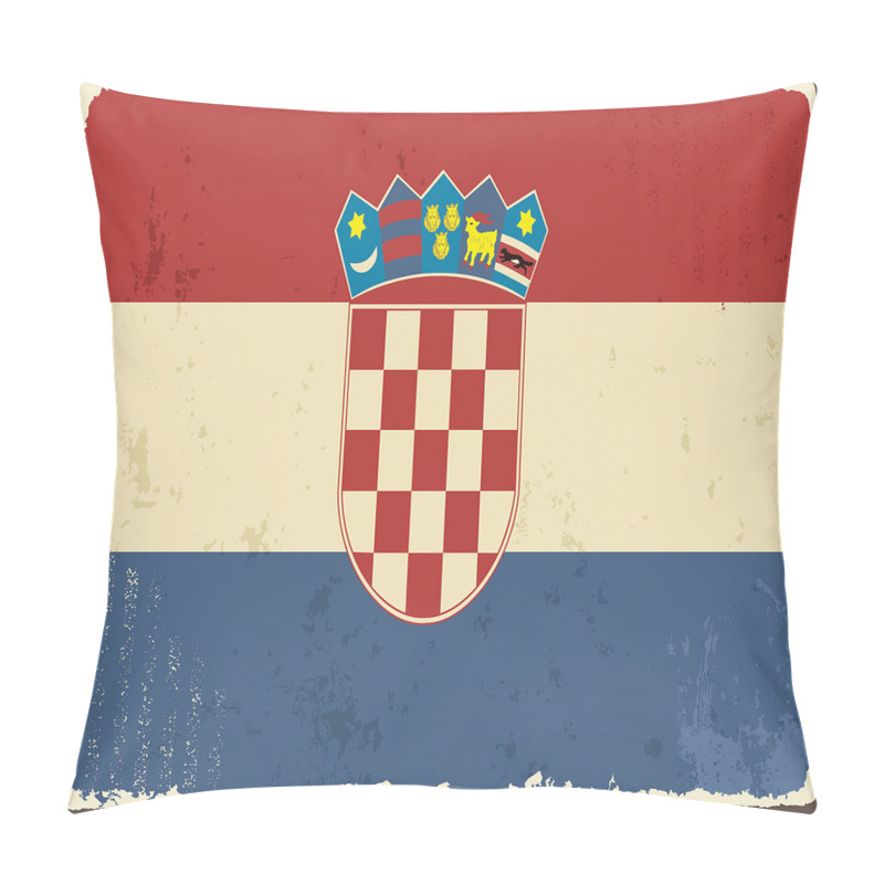Personality  Vintage Look National Flag pillow covers
