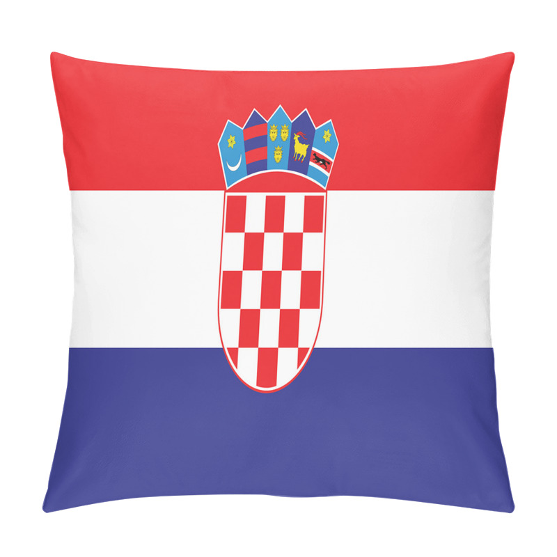 Personalise  Simple Design Flag Print pillow covers