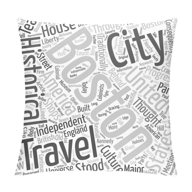 Custom  Worldcloud for Tourists pillow covers