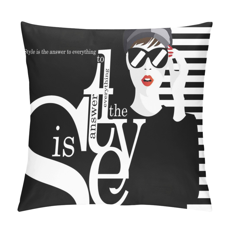 Personalise Style is the Answer Text pillow covers