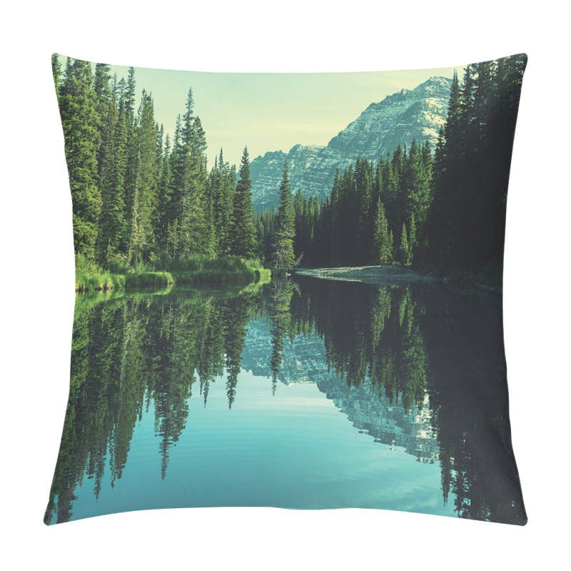 Personalise  Tree Reflections on Calm Water pillow covers