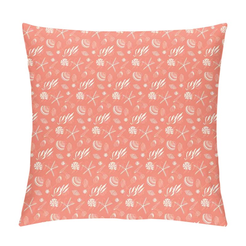 Personality  Starfish Seaweed Scallop pillow covers