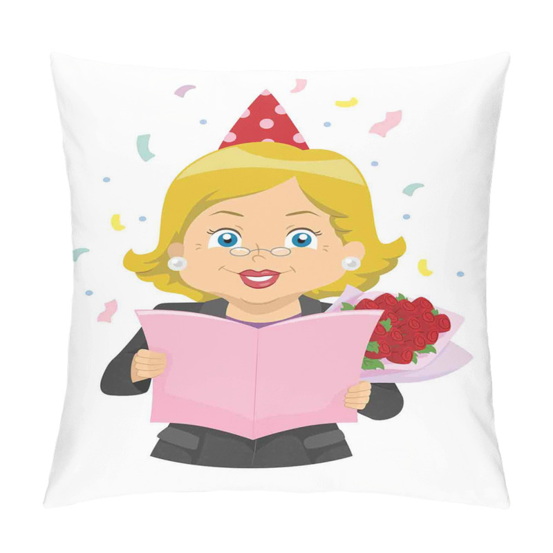 Personalise  Woman Reading Note pillow covers