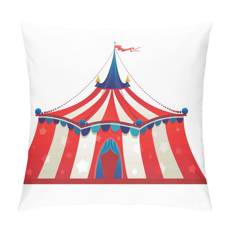 Customizable  Stars Striped Circus pillow covers