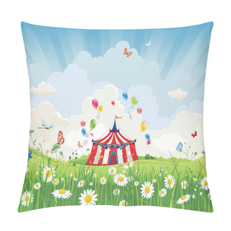 Personalise  Circus Butterfly Lawn pillow covers