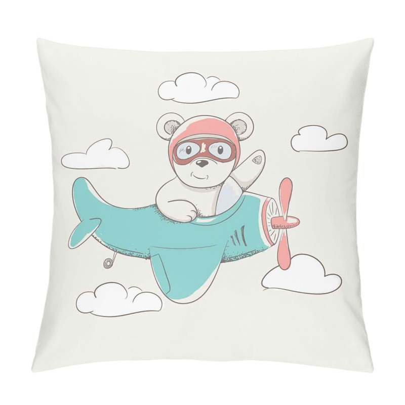 Personality Child Bear in the Sky pillow covers