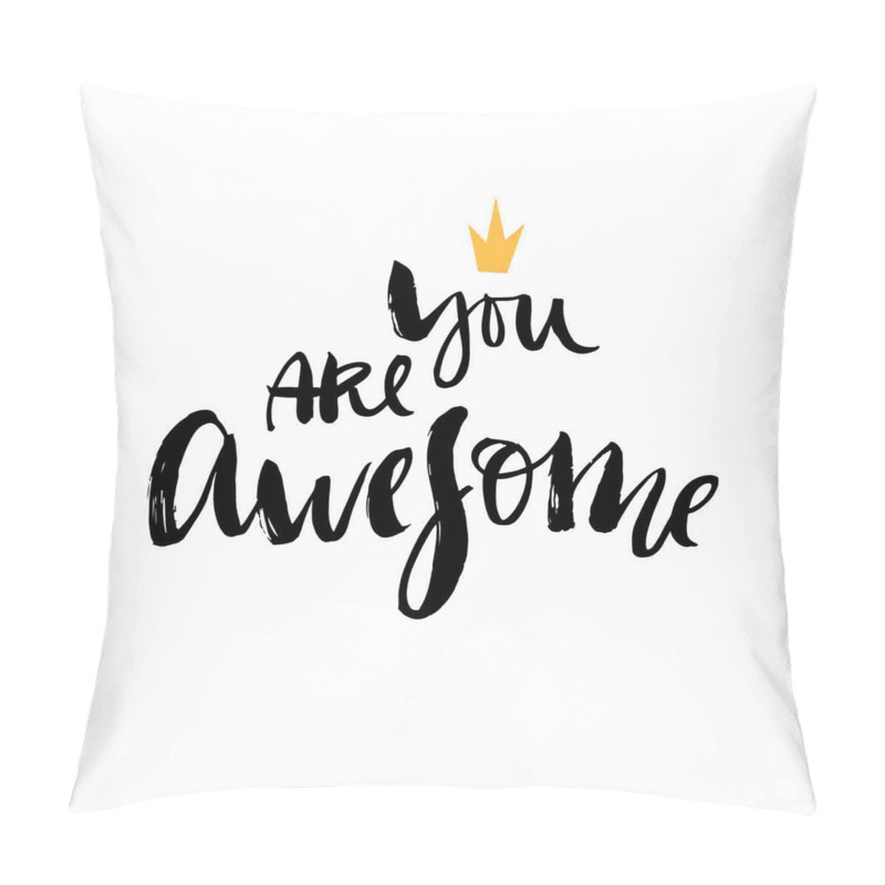 Personalise You Are and Crown pillow covers