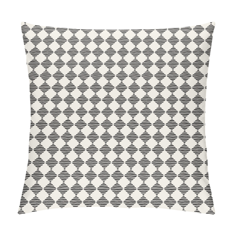 Personality  Rhombuses with Wavy Lines pillow covers