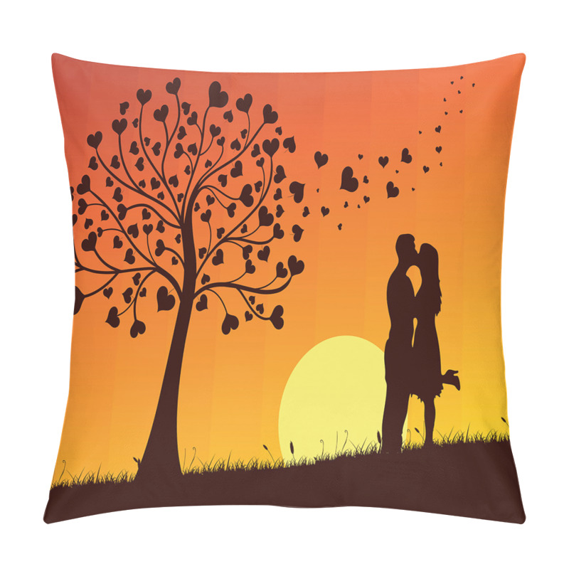 Custom  Love Tree Romantic Couple pillow covers