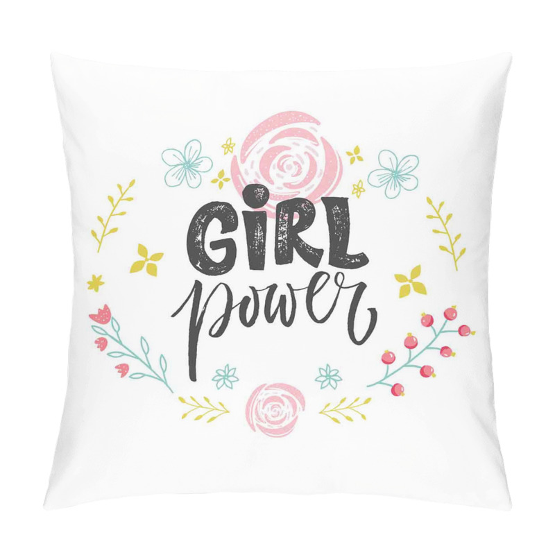Personality Motivational Girl Power pillow covers