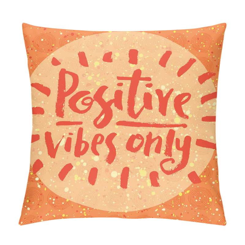 Personality  Positive Vibes Doodle pillow covers