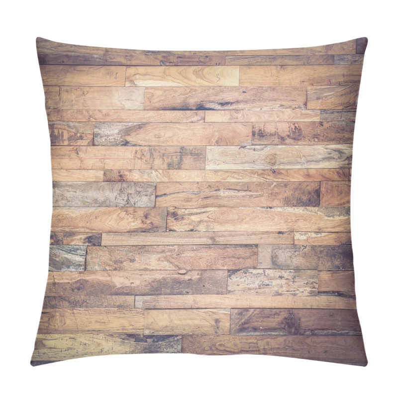 Personalise  Earthy Toned Planks pillow covers