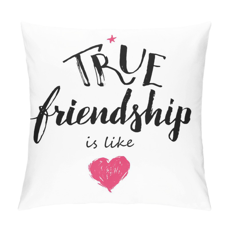 Personality  True Friendship and Heart pillow covers
