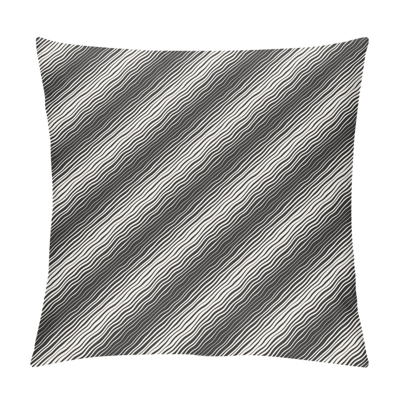 Customizable  Diagonal Curvilinear pillow covers
