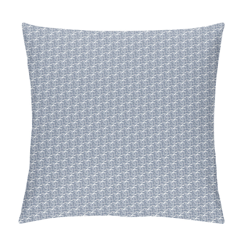 Custom  Ocean Theme Wave Pattern pillow covers