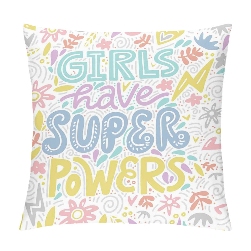 Customizable  Boho Floral Girl Power pillow covers