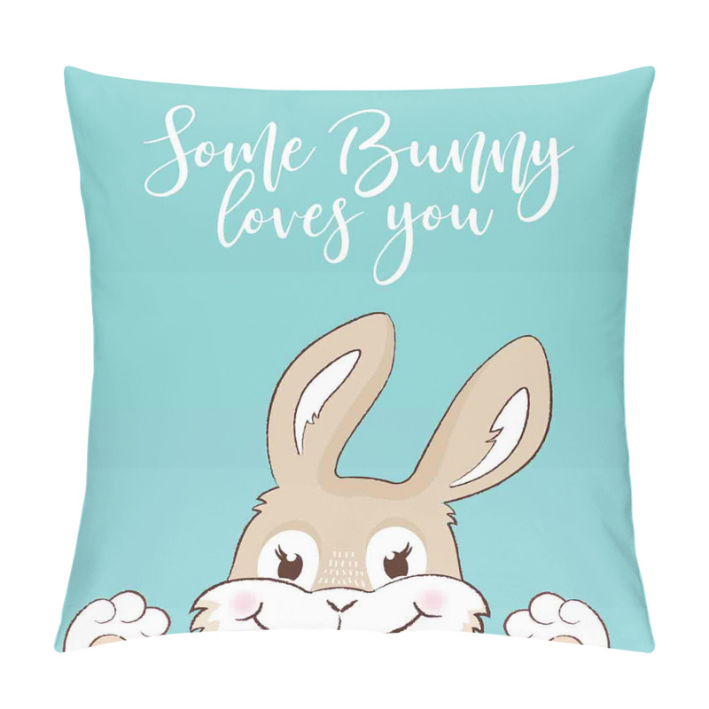 Personality  Some Bunny Loves You pillow covers