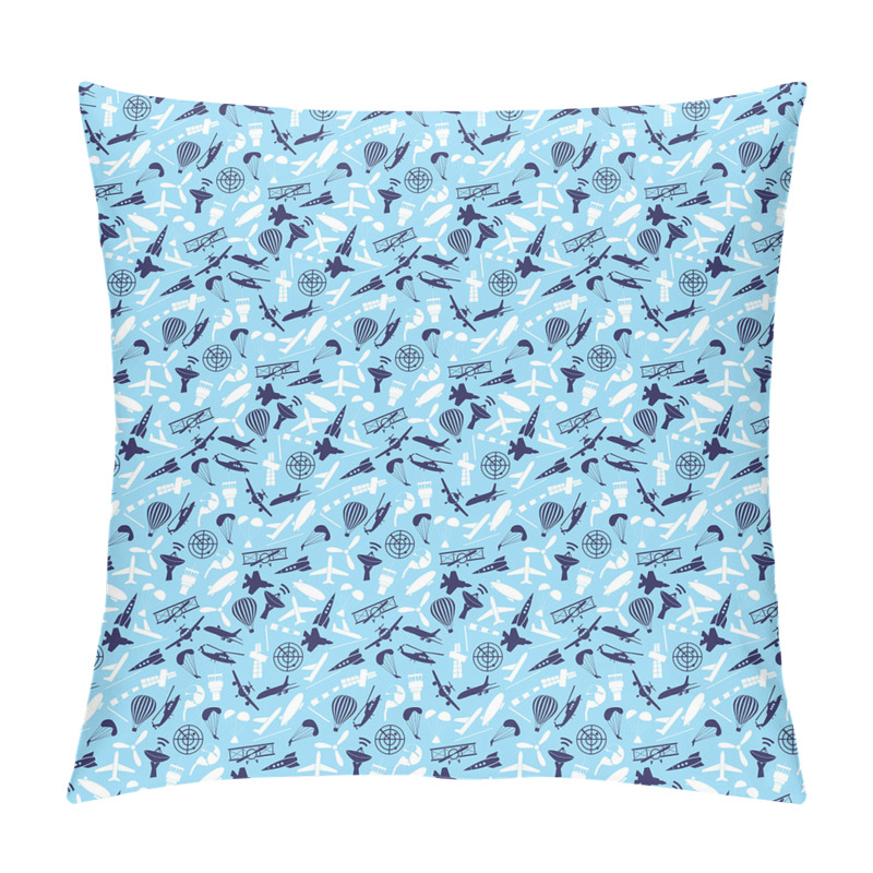 Personalise  Aerial Crafts Pattern pillow covers
