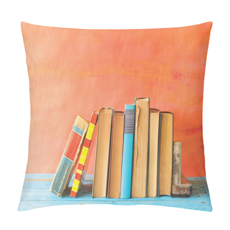Personalise  Row of Old Vintage Books pillow covers