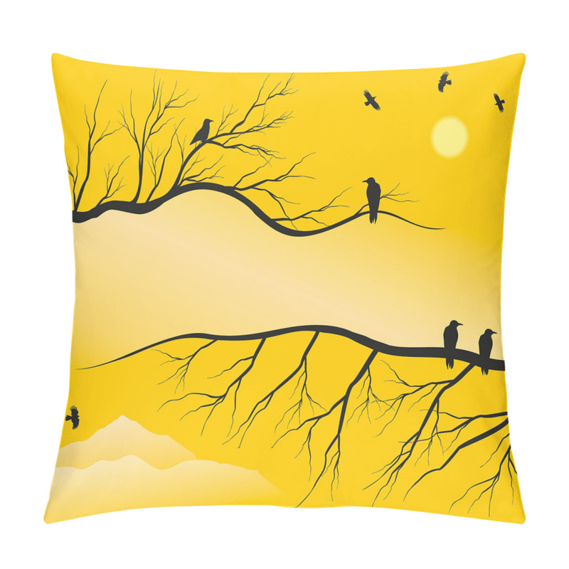 Personality  Birds on Bare Branches pillow covers