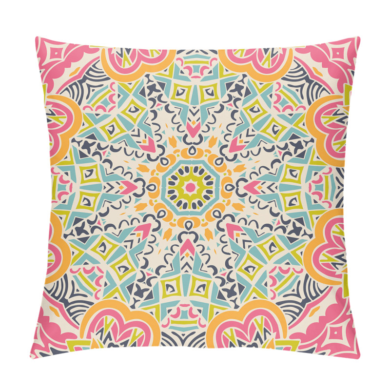 Personality  Colorful Chaotic Motif pillow covers