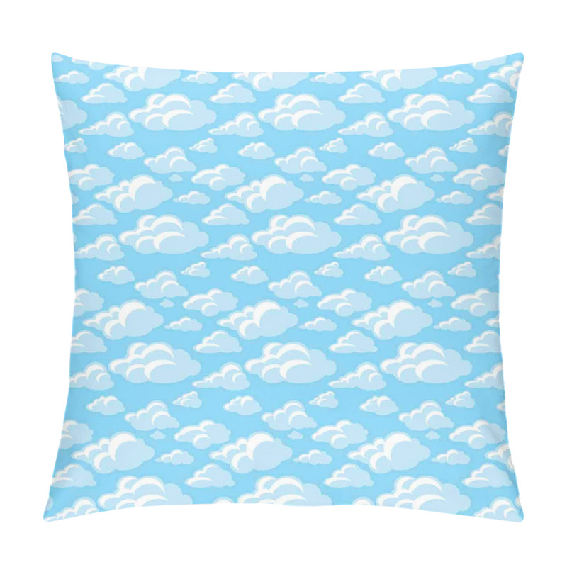 Personalise  Floating Bubbly Clouds pillow covers