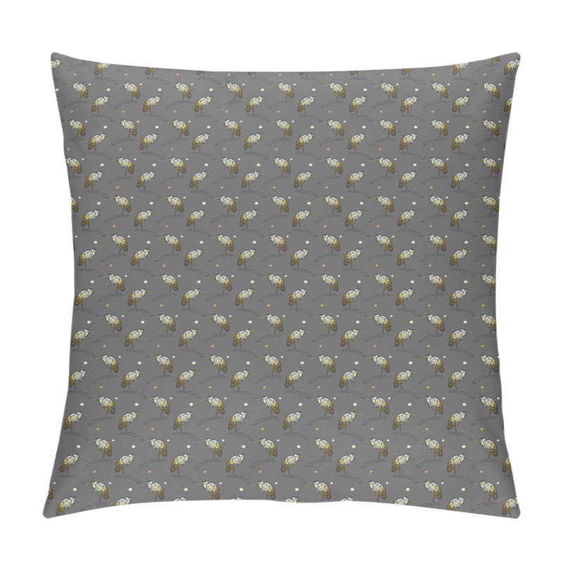 Personalise  Herons with Dots pillow covers
