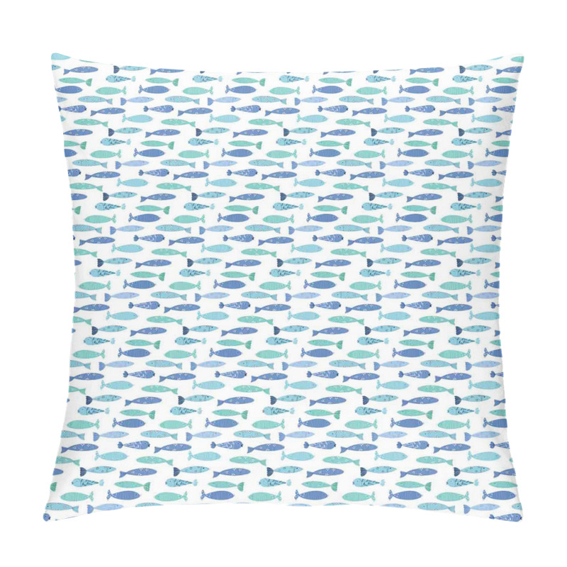 Customizable  Doodle Baby Fish Group pillow covers